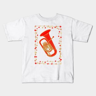 Christmas Tuba Kids T-Shirt